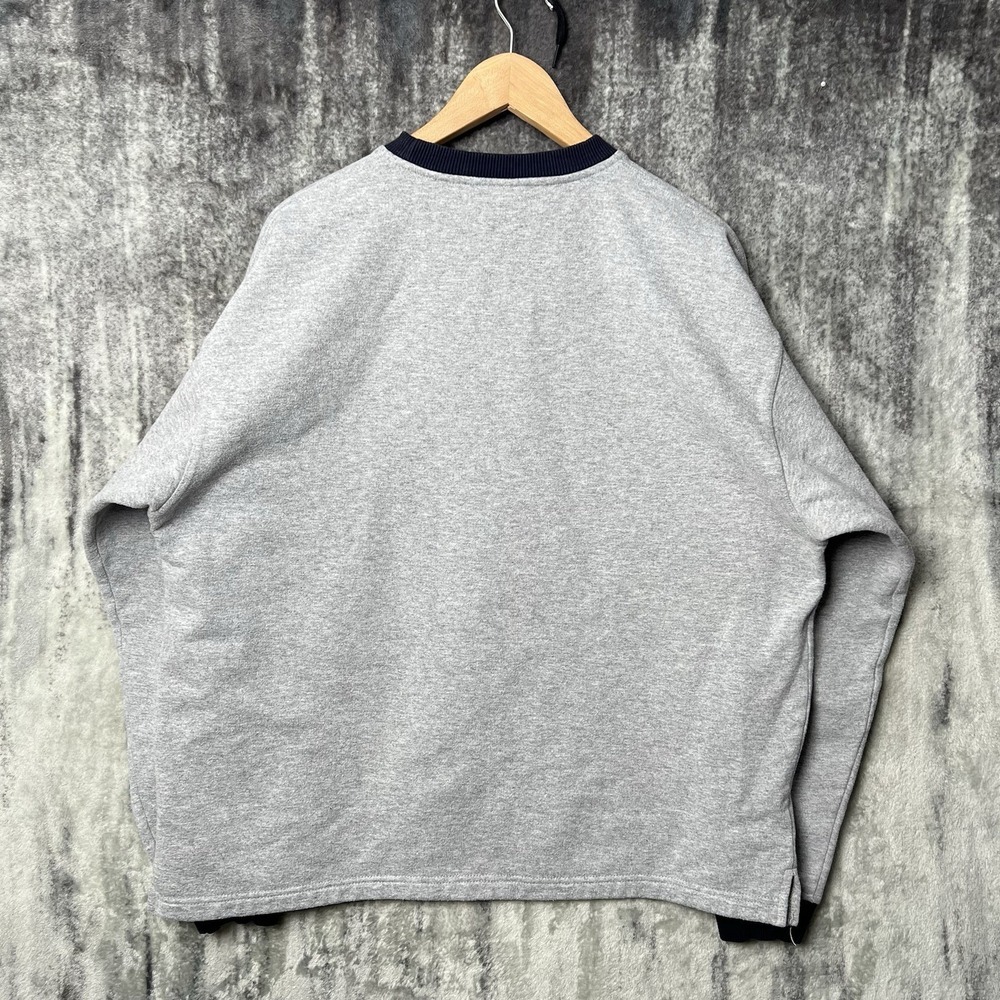 Vintage Y2K FILA Sweatshirt Men's Large Grey Crewneck Spell Out Embroidered - Picture 6 of 6
